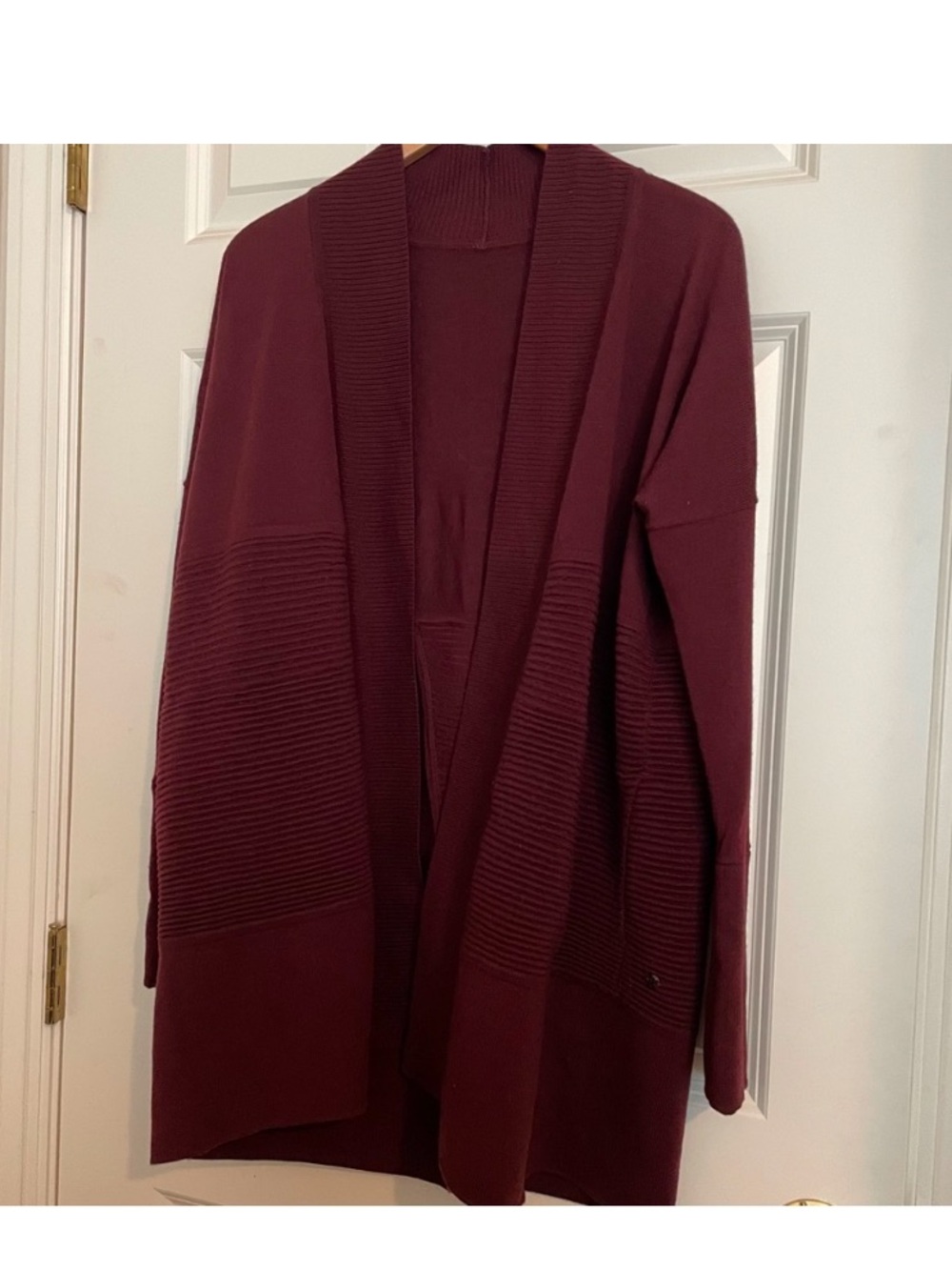 Lululemon Sit In Lotus Cardigan Garnet Size 6